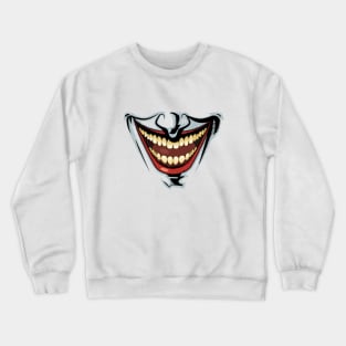 smile face mask Crewneck Sweatshirt